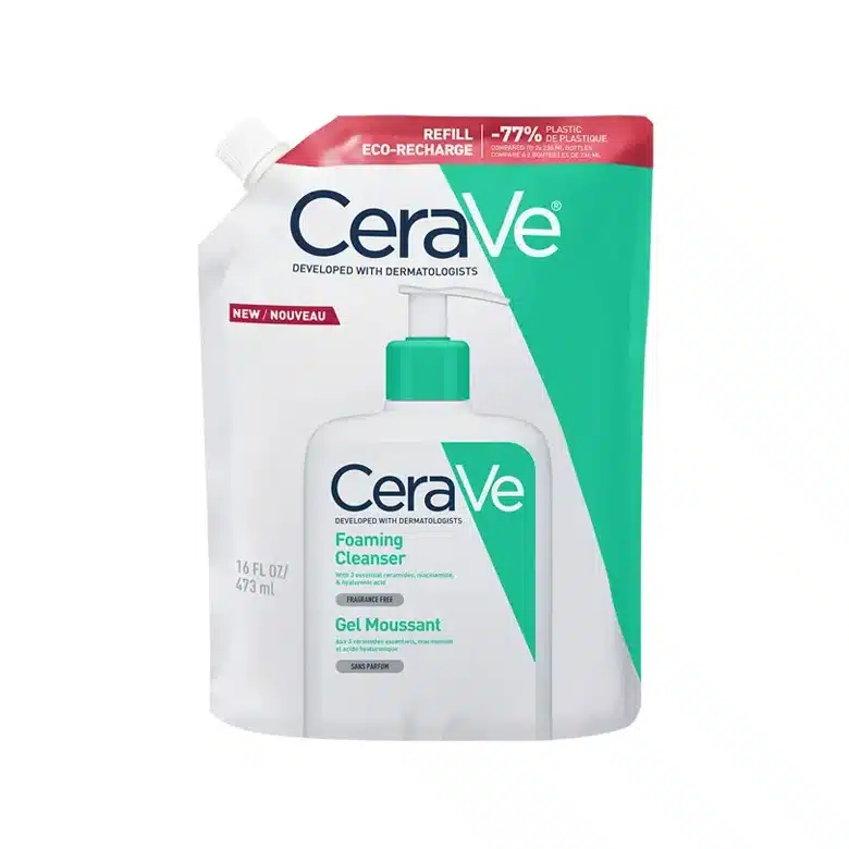 CeraVe Gel Moussant Visage – Éco-Recharge 473 ml