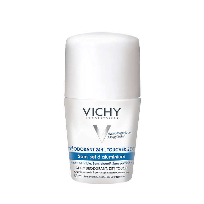 VICHY Déodorant Roll-on 24h Toucher Sec Sans Sels D'aluminium