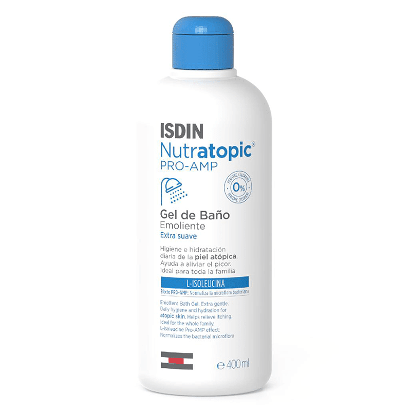 ISDIN Nutratopic Pro-Amp Gel De Bain Emollient 400ml