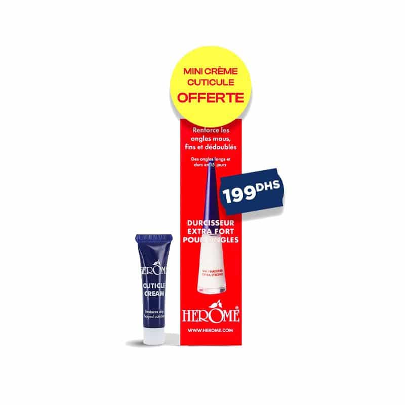 Herôme - Durcisseur Extra Fort + Mini crème Cuticules gratuite
