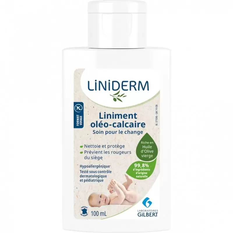 GILBERT LINIDERM Liniment Oléo-Calcaire À L'huile D'olive Vierge 100 Ml