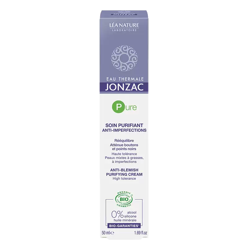 JONZAC PURE soin purifiant anti imperfections BIO 50 ml