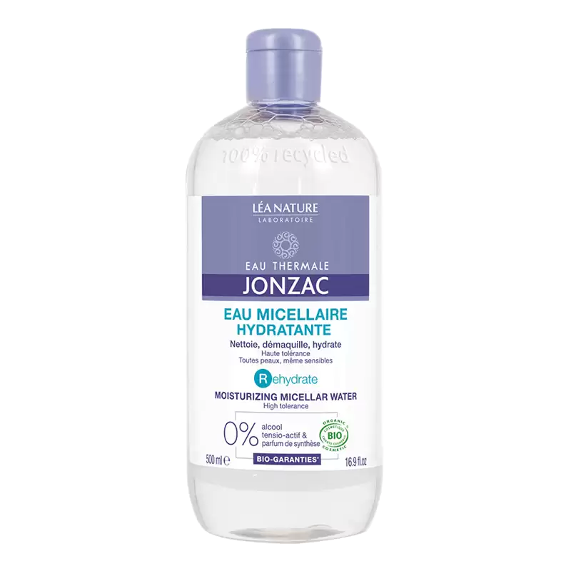 JONZAC REHYDRATE eau micellaire hydratante Bio 500 ml