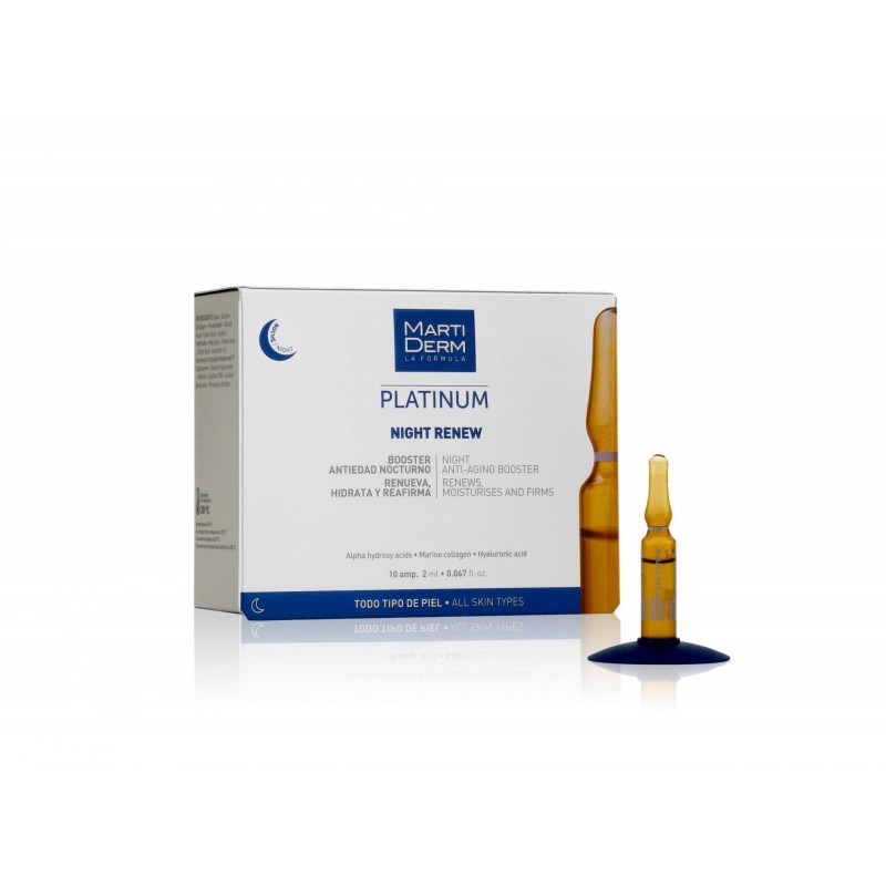 MARTIDERM PLATINUM Night Renew | 30 ampoules