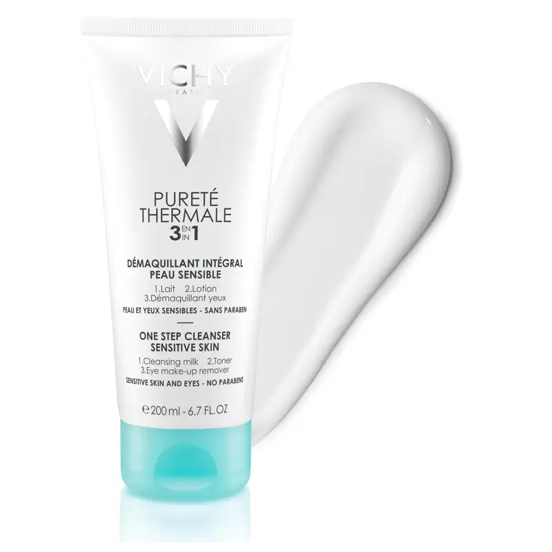 Vichy Pureté Thermale Démaquillant Intégral 3en1 Peau Sensible | 200ml